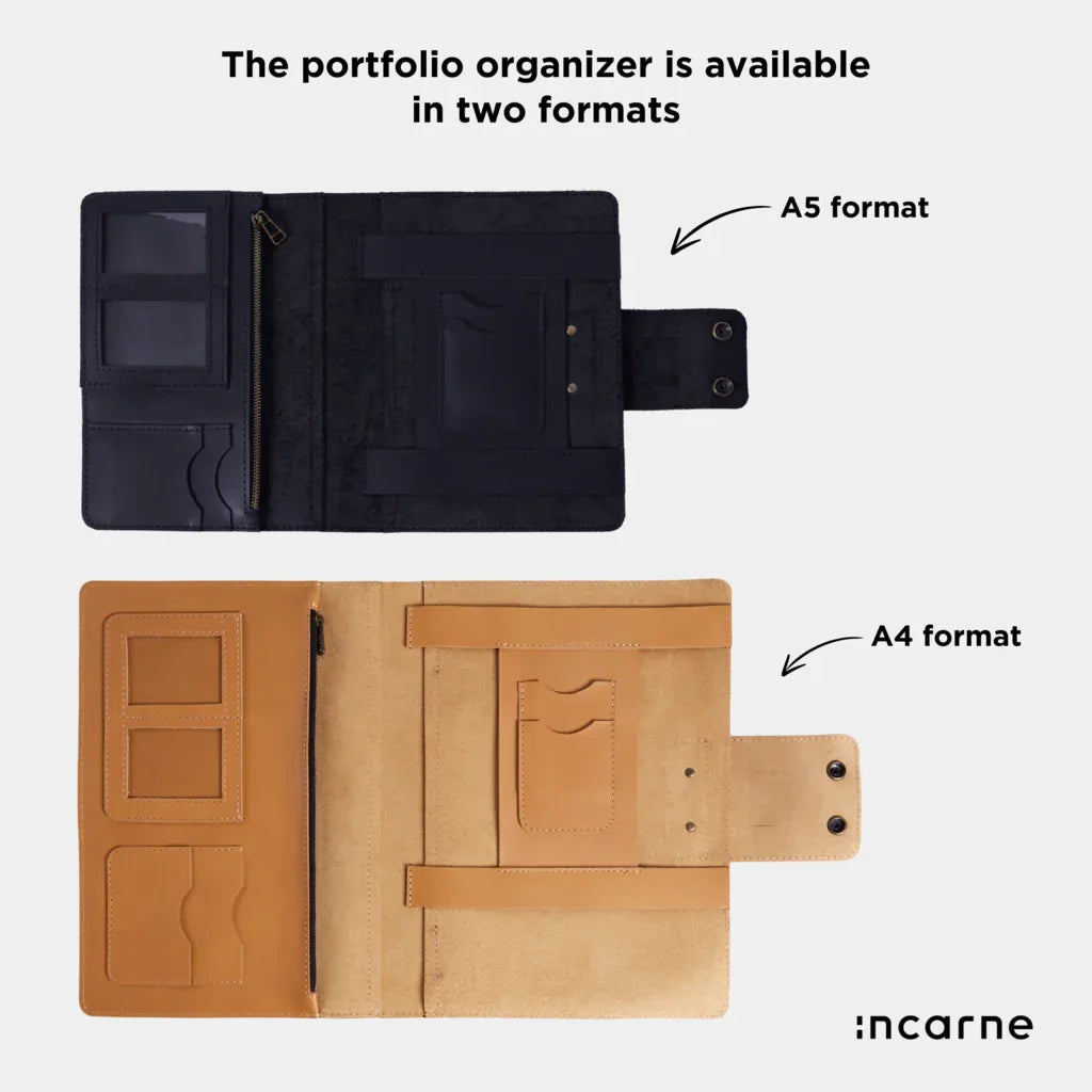 Genuine Leather Portfolio Organizer