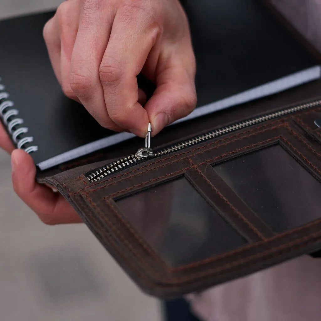 Genuine Leather Portfolio Organizer