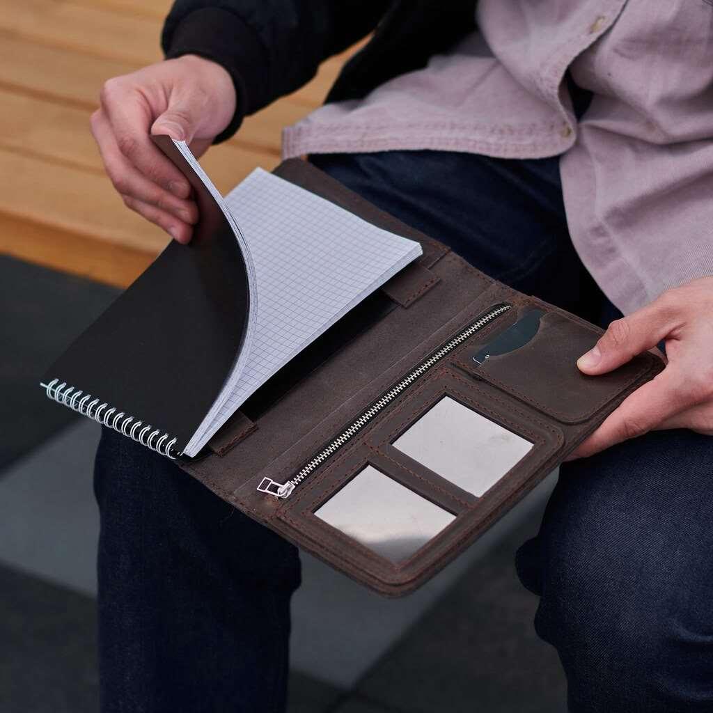Genuine Leather Portfolio Organizer
