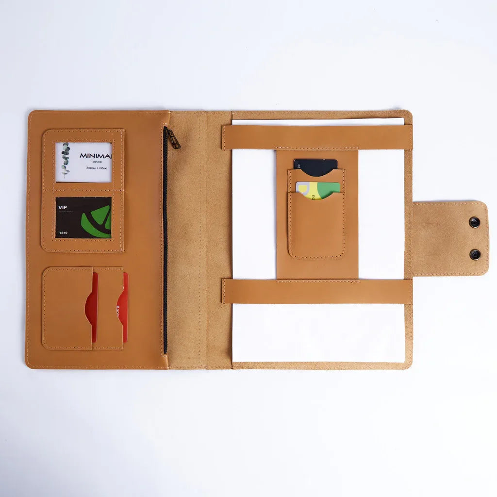 Genuine Leather Portfolio Organizer