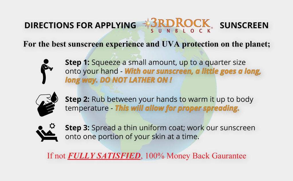 3rd Rock Unscented Zinc SPF 35 Sunscreen Lotion