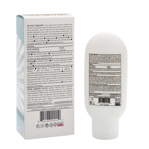 3rd Rock Unscented Zinc SPF 35 Sunscreen Lotion