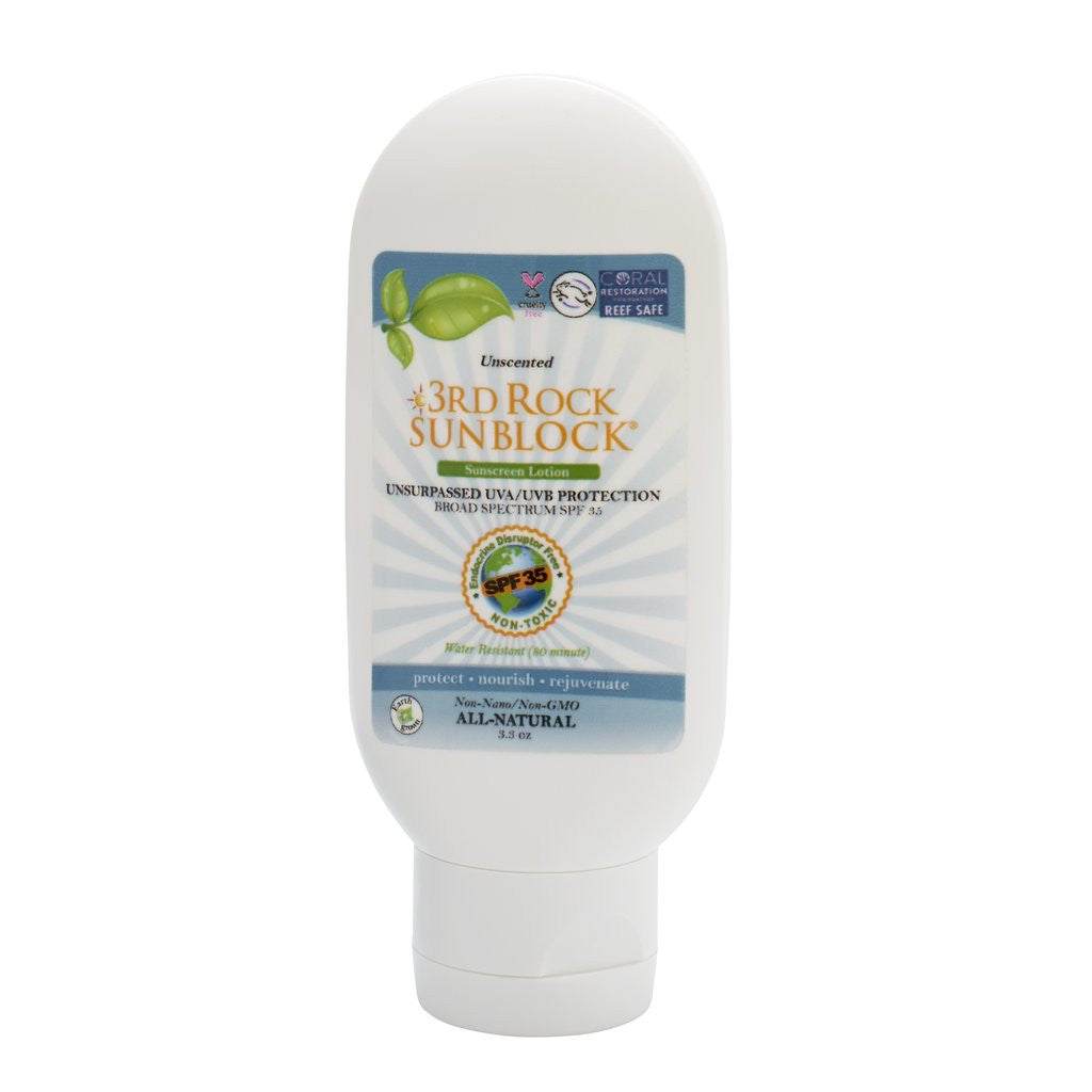 3rd Rock Unscented Zinc SPF 35 Sunscreen Lotion