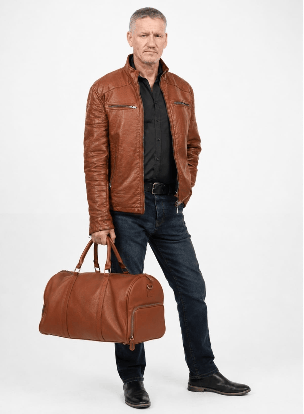 Mission Essential Leather Duffle