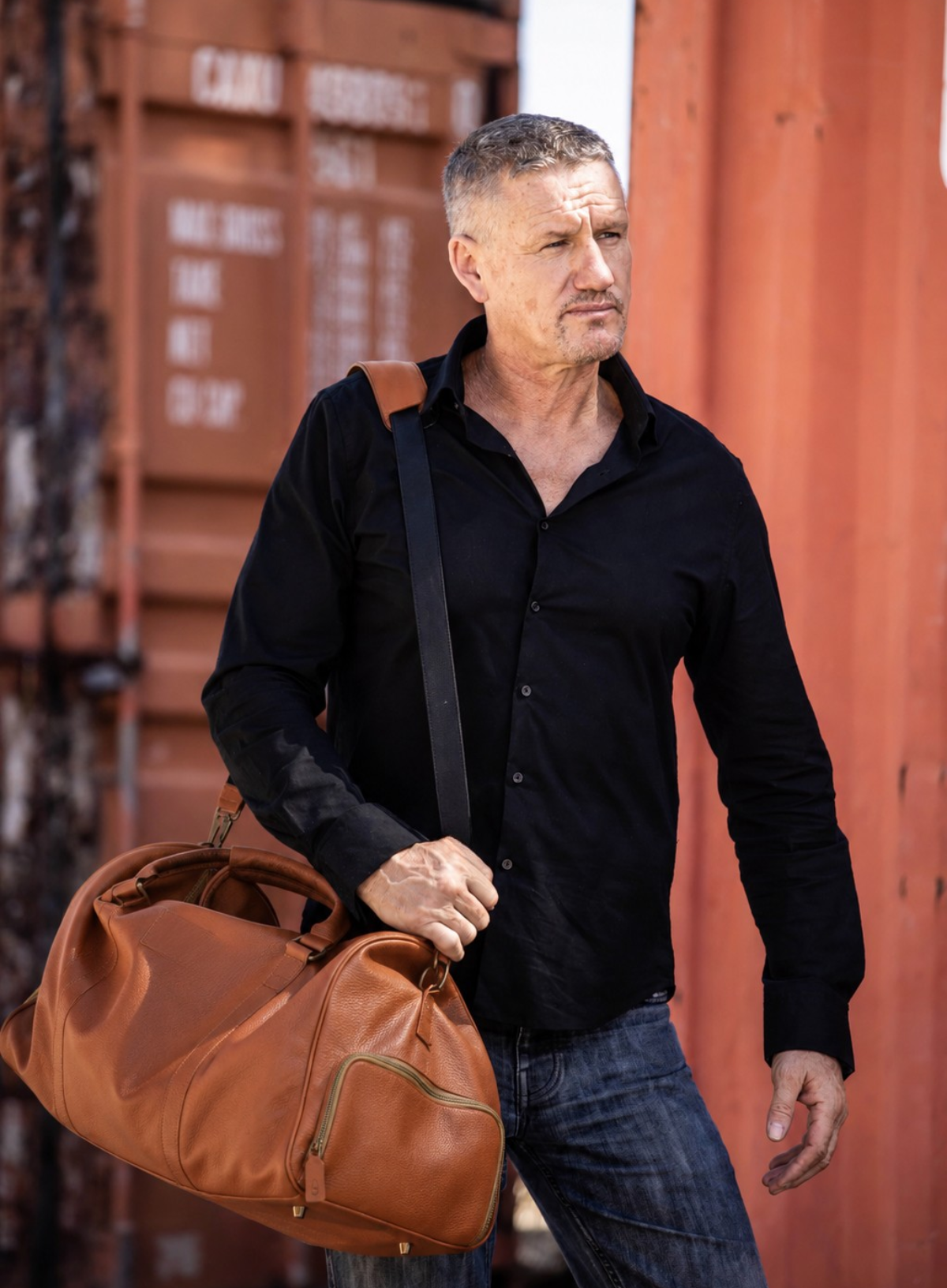 Mission Essential Leather Duffle