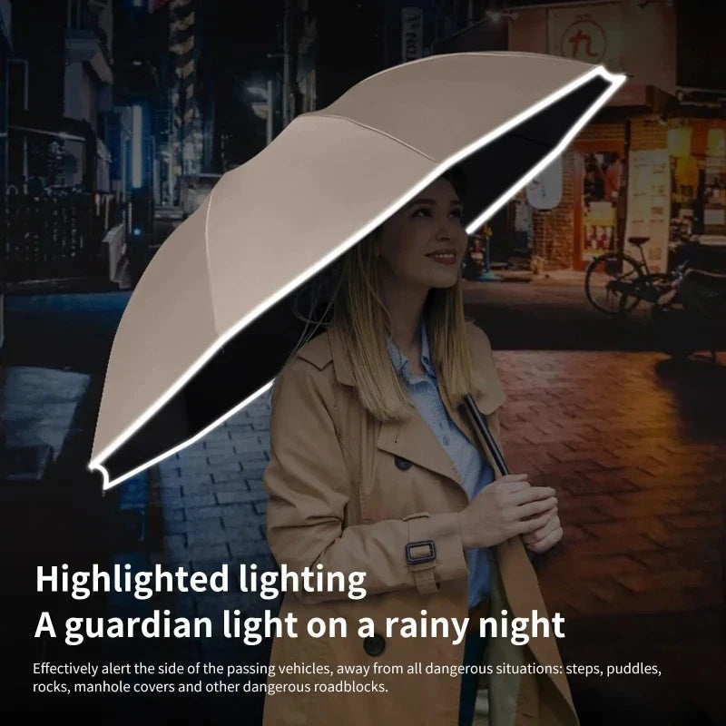 StormGuard Reverse Fold Travel Umbrella