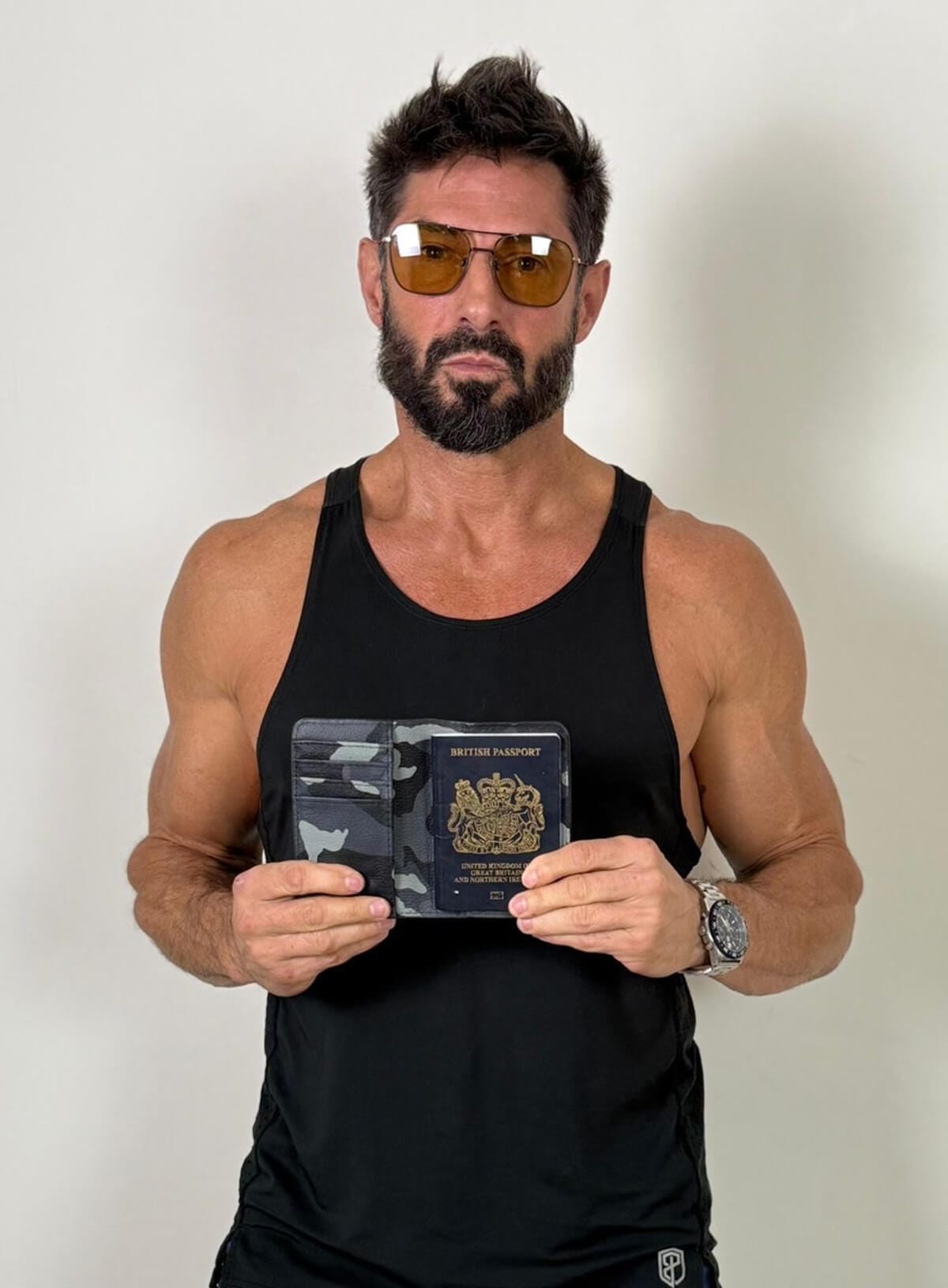 Operators Leather Passport Cover